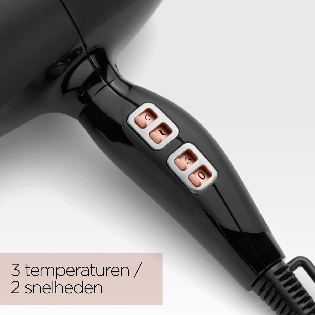BaByliss Power Pro 2300 6716DE Föhn - Föhn met diffuser en 2 extra blaasmonden - 122 km/u - Coolshot thumbnail 3