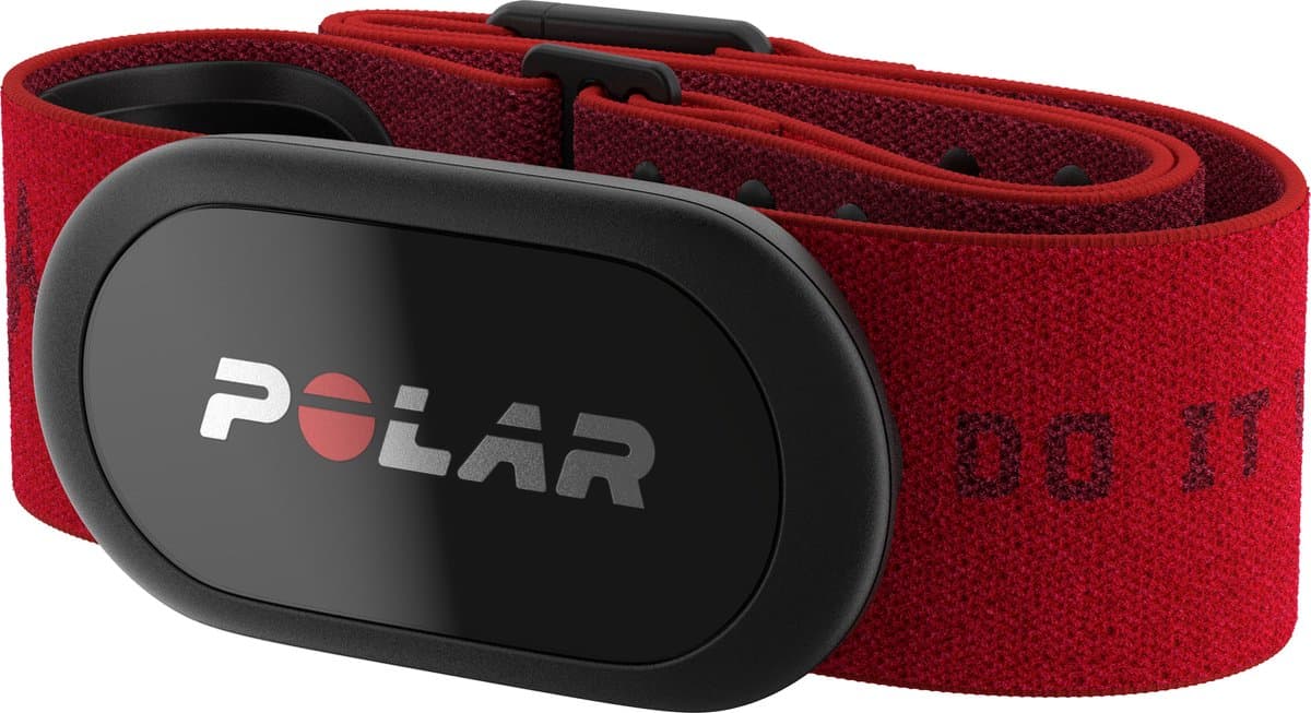 POLAR H10 Hartslagsensor - BLE ANT+ - Pro Borstband Red Beat M-XXL - afbeelding 1