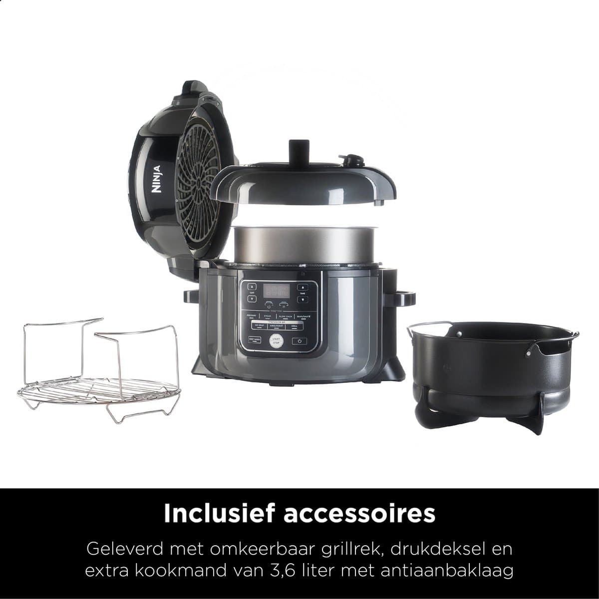 Ninja Foodi OP300EU - 7-in-1 Multicooker met TenderCrisp thumbnail 6