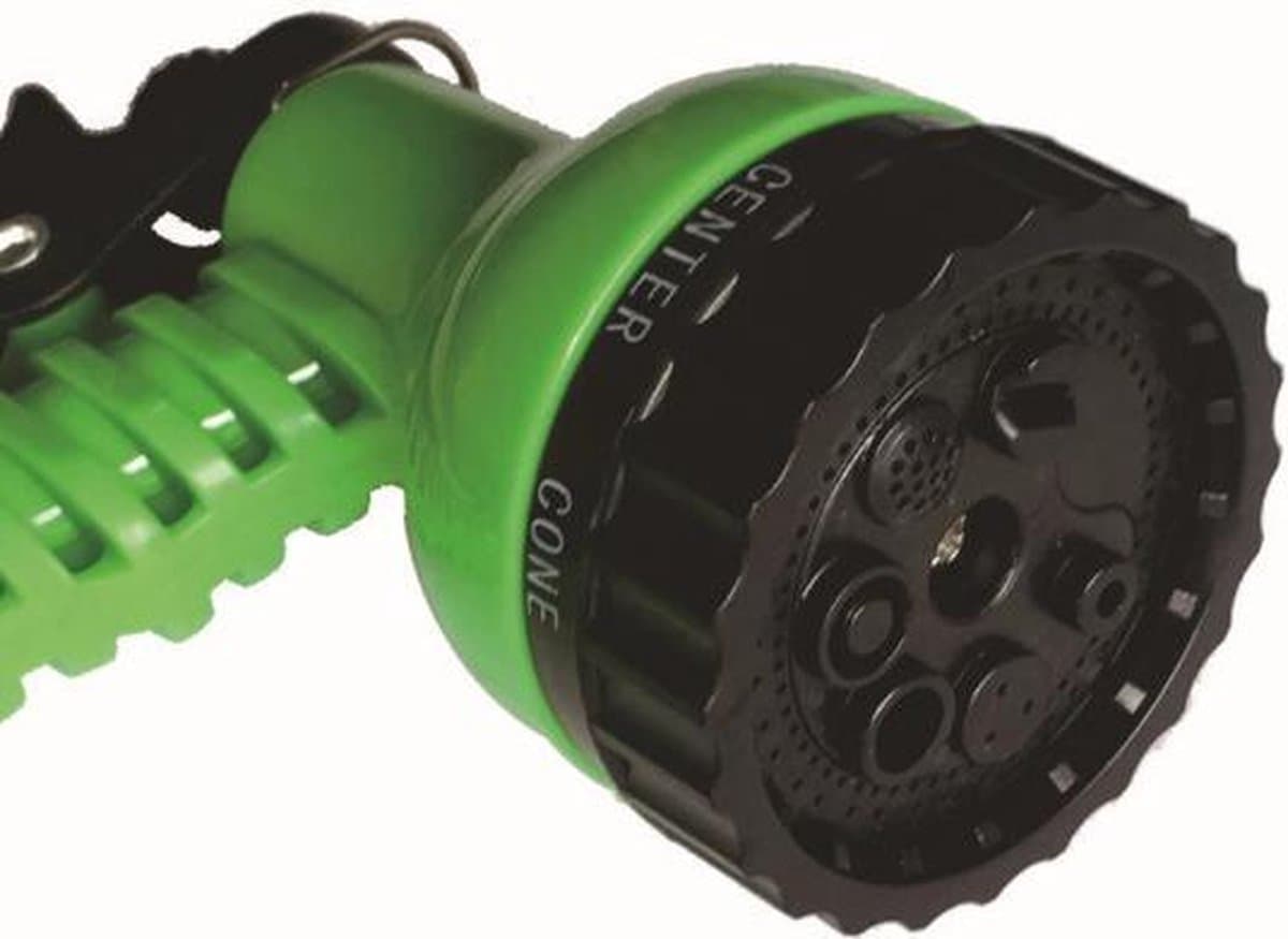 Flexibele Tuinslang – 30 Meter – Uitrekbaar – 7 Sproei Functies - Magische Tuinslag – Elastisch - Lichtgewicht – Uitzetbaar - Tuin Bewatering - Groen – Water Hose thumbnail 7
