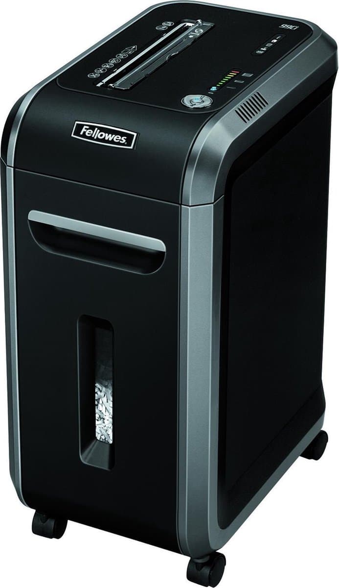 Fellowes papierversnipperaar 99Ci snippers P4, 18 vel, zwart thumbnail 2