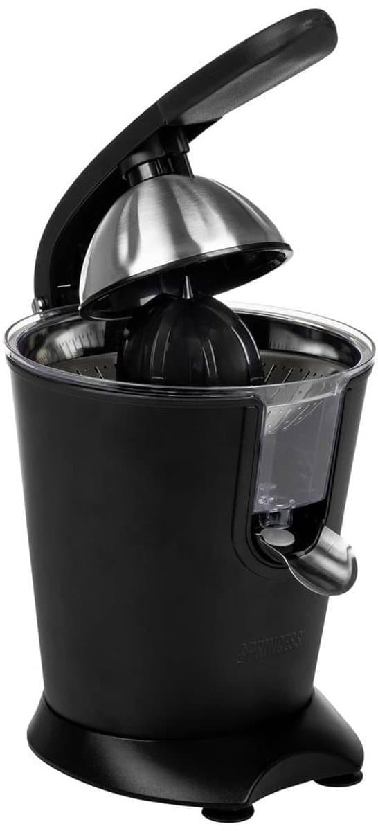 Princess Black Steel Sinaasappelpers 201853 - Elektrische Citruspers - Fruitpers - RVS Perskegel - Instelbaar pulpfilter - 160 Watt - Zwart thumbnail 8