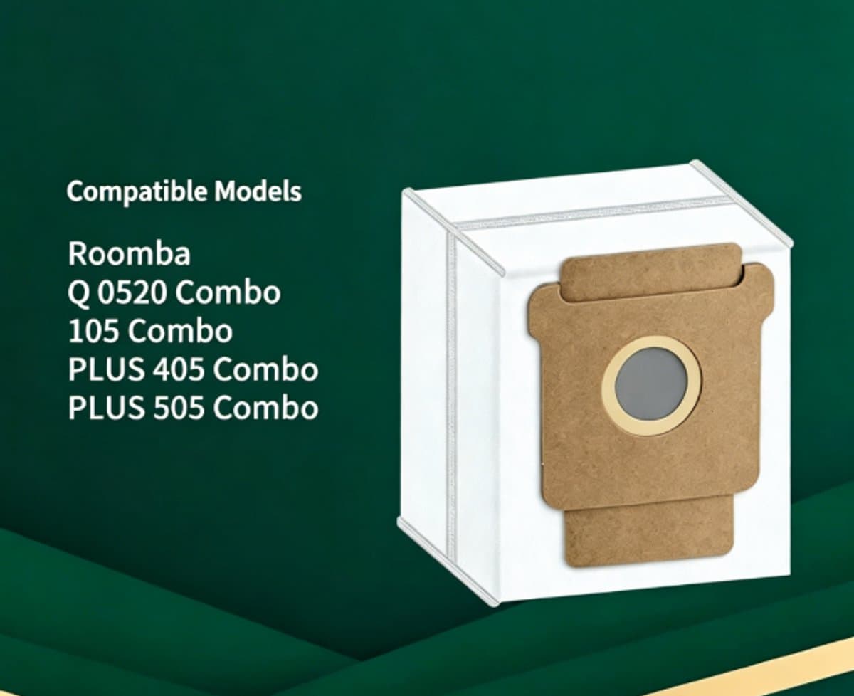 10 stuks stofzakken voor iRobot Roomba Essential 104 Vac/104 Combo/105 Vac/105 Combo/Plus 404/405/505 Combo/504 Vac/Max 705 Vac&Combo/Q0520 robotstofzuiger - wegwerpstofzakken voor Roomba thumbnail 8