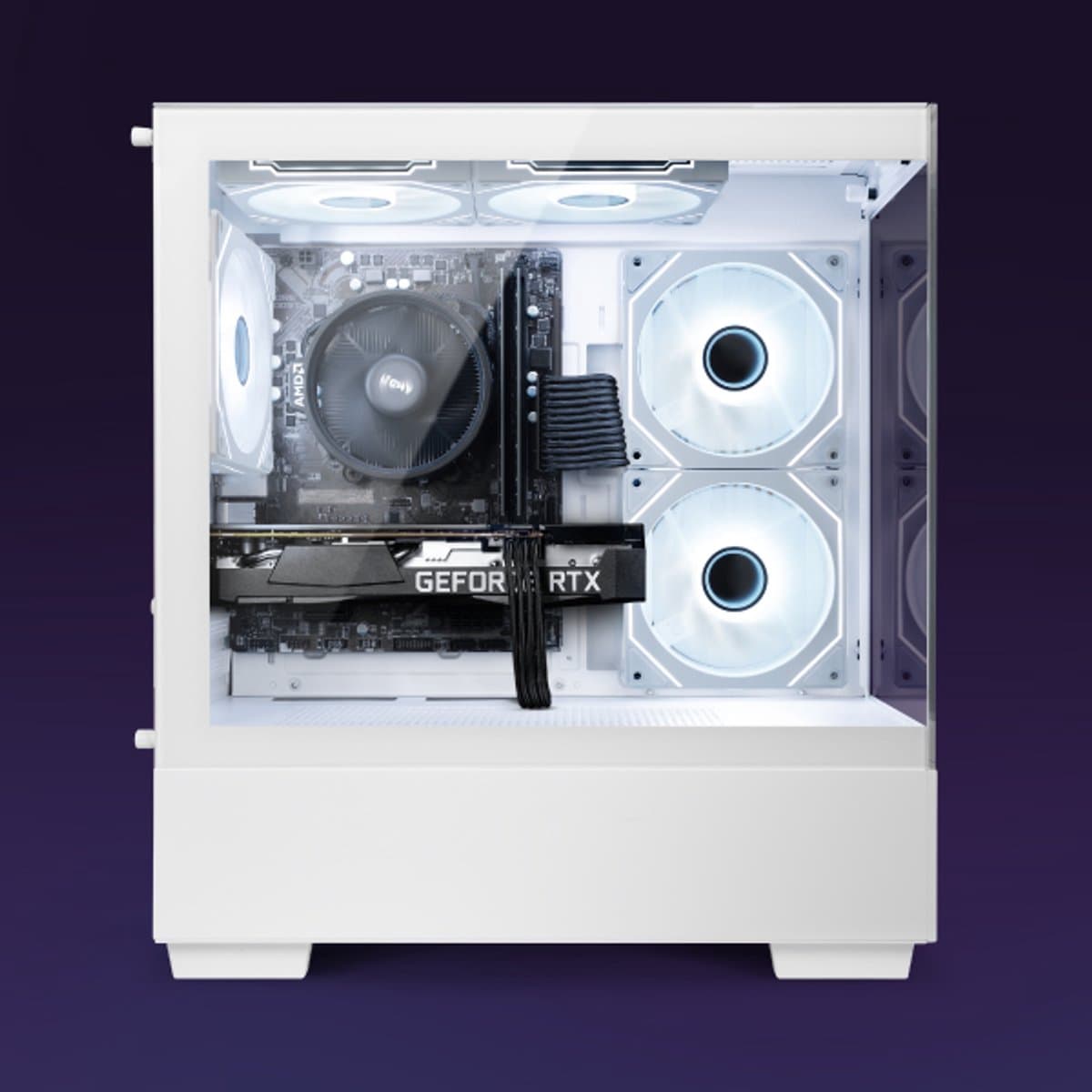 Vibox Gaming PC - Ryzen 5 5500 - RTX 5060 - 16GB RAM - 1TB SSD- Windows 11 - WiFi 6 + Bluetooth 5.4 thumbnail 2