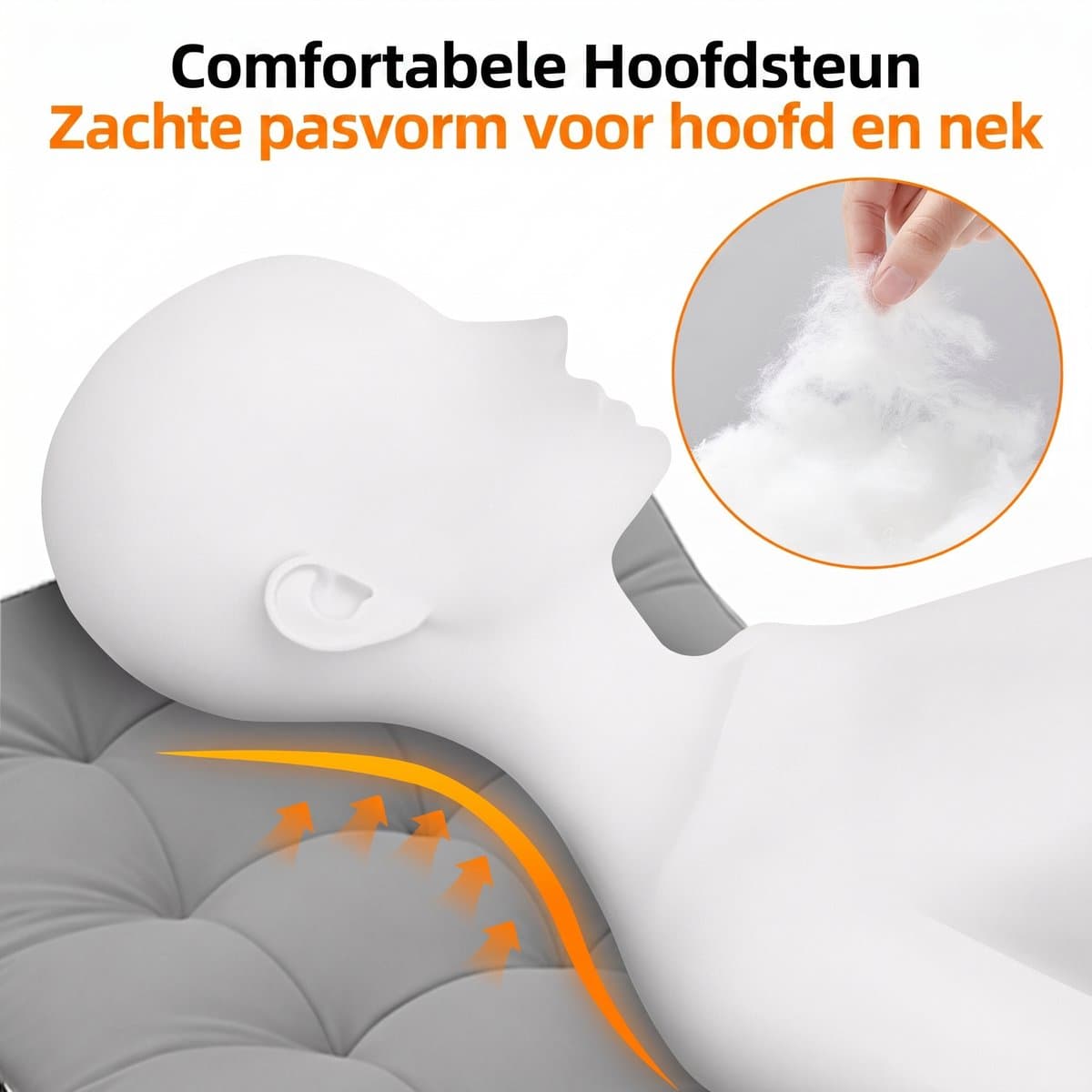 Opklapbaar Veldbed voor Volwassenen - Campingbed & Logeerbed tot 200 kg - 190 x 71 x 35 cm - Oxford Stof en Stalen Frame - Voor Binnen en Buiten thumbnail 5