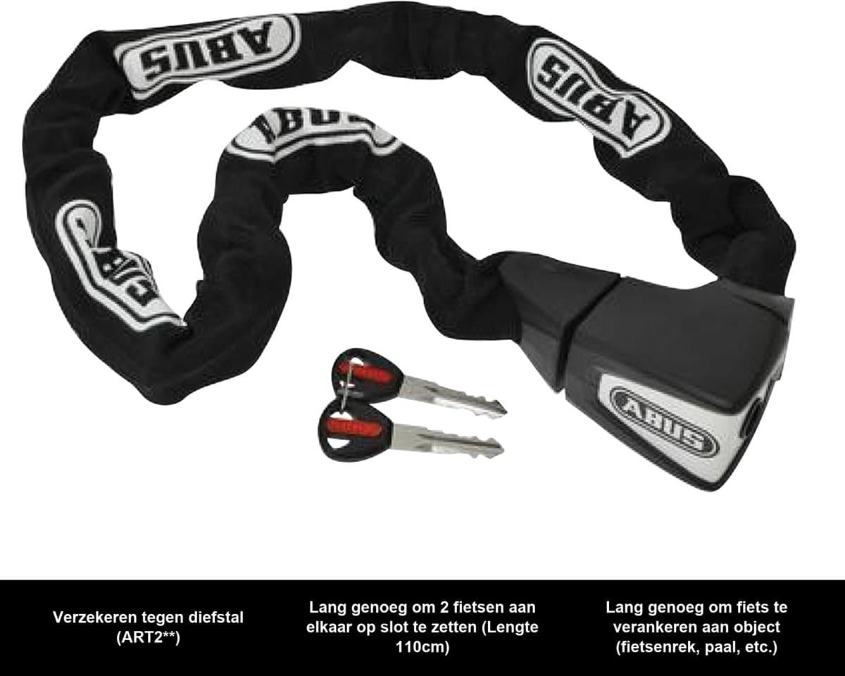 ABUS Fietsslot - ART2 - 110cm - MBT4117 - Zwart thumbnail 8