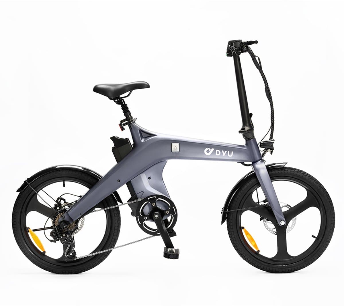 DYU T1 E-Bike - 20 inch - 60km actieradius-250W motor -grijs thumbnail 2