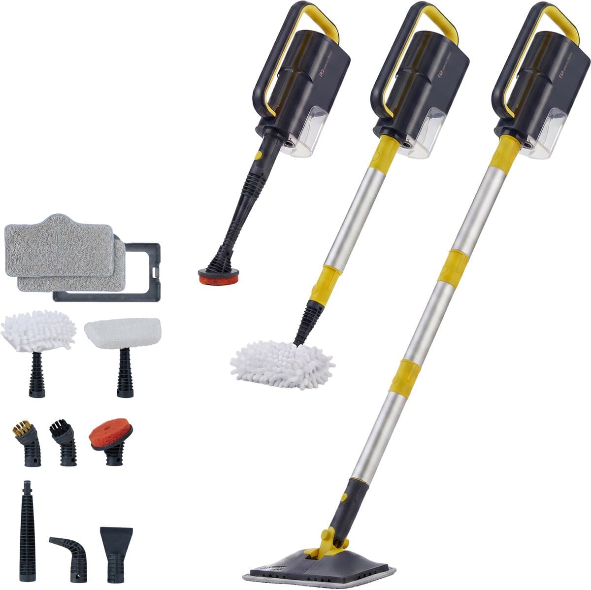 R2 Essentials 12-in-1 Stoomreiniger – Steam Cleaner – Handstoomreiniger – Handstomer – Vlekkenreiniger – Chemievrije Dieptereiniging voor Badkamer, Keuken, Voegen, Tegels, Bank, Tapijt, Auto & Kleding