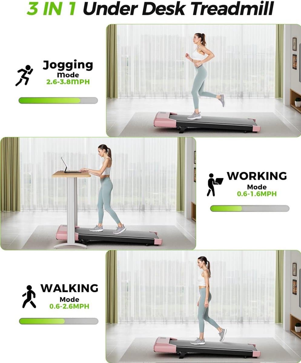 Loopband voor Thuisgebruik - Inklapbaar Hometrainer Fitness Apparatuur thumbnail 6