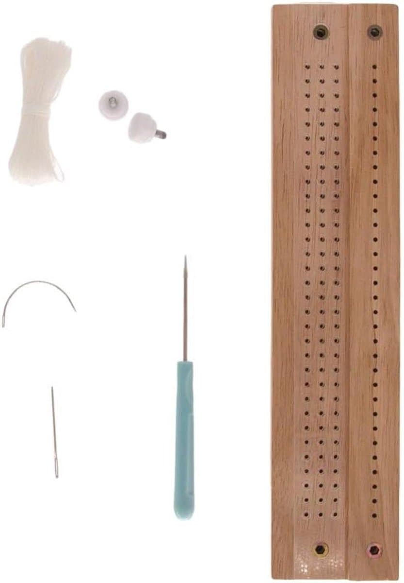 Boekbind Gereedschap - Papier Binding Set - Handgemaakte Boeken - Stevige Constructie - 28 x 65 x 4 cm - Houtkleur