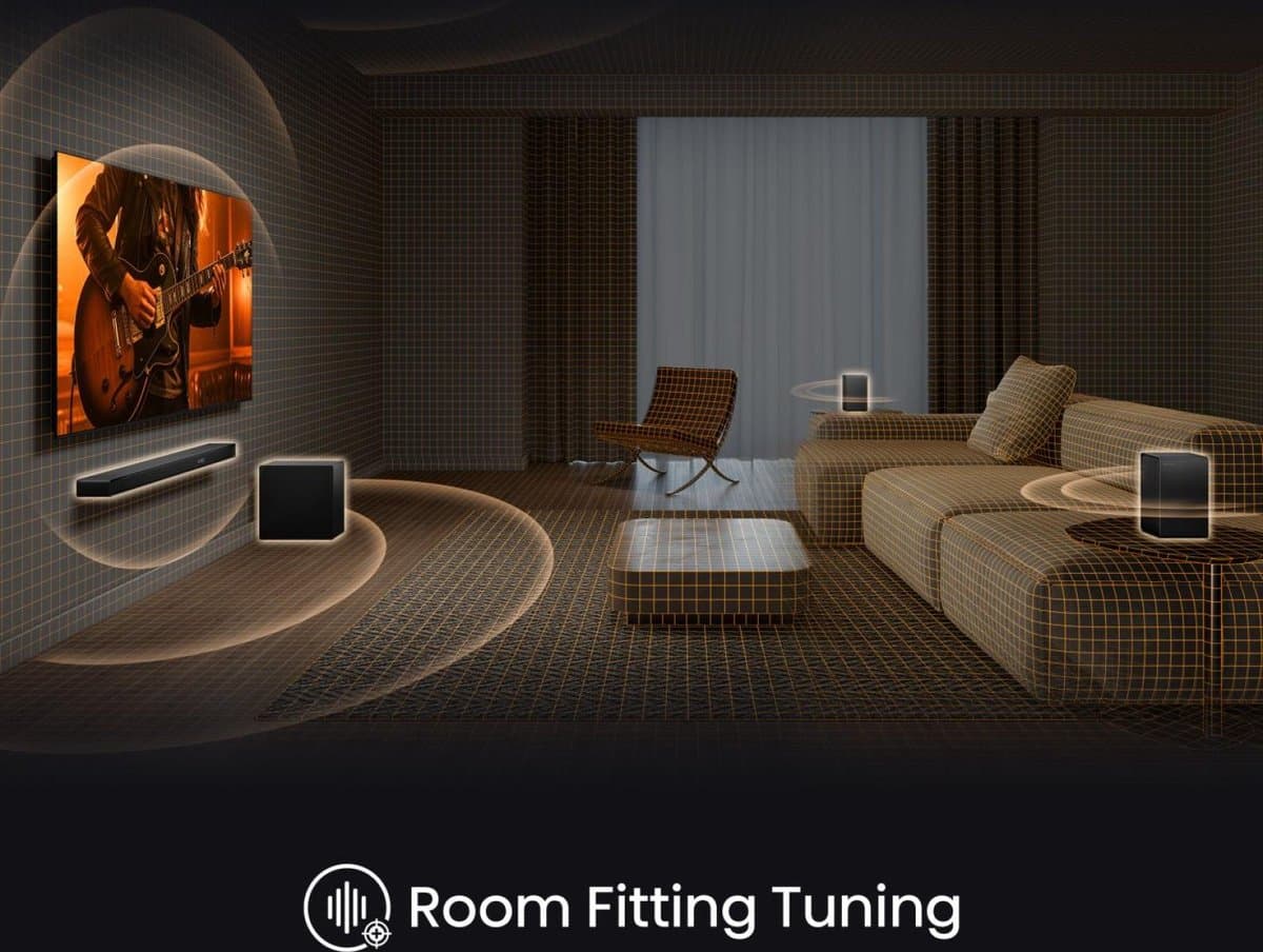 Hisense AX5140Q – Soundbar met draadloze subwoofer en draadloze surround speakers - 5.1.4 kanalen – 600W – Dolby Atmos thumbnail 3