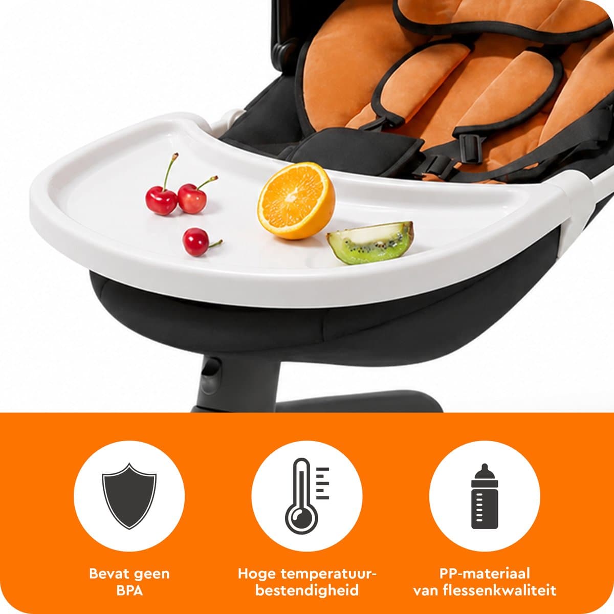 Khido Elektrische Babyschommel - App & Bluetooth thumbnail 7