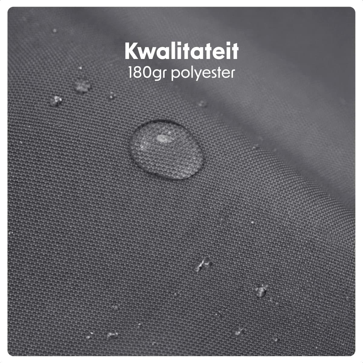 LifeGoods Parasol - Tuin - 200x300cm - 30° Kantelbaar - Waterdicht - UPF50+ - Donkergrijs thumbnail 8