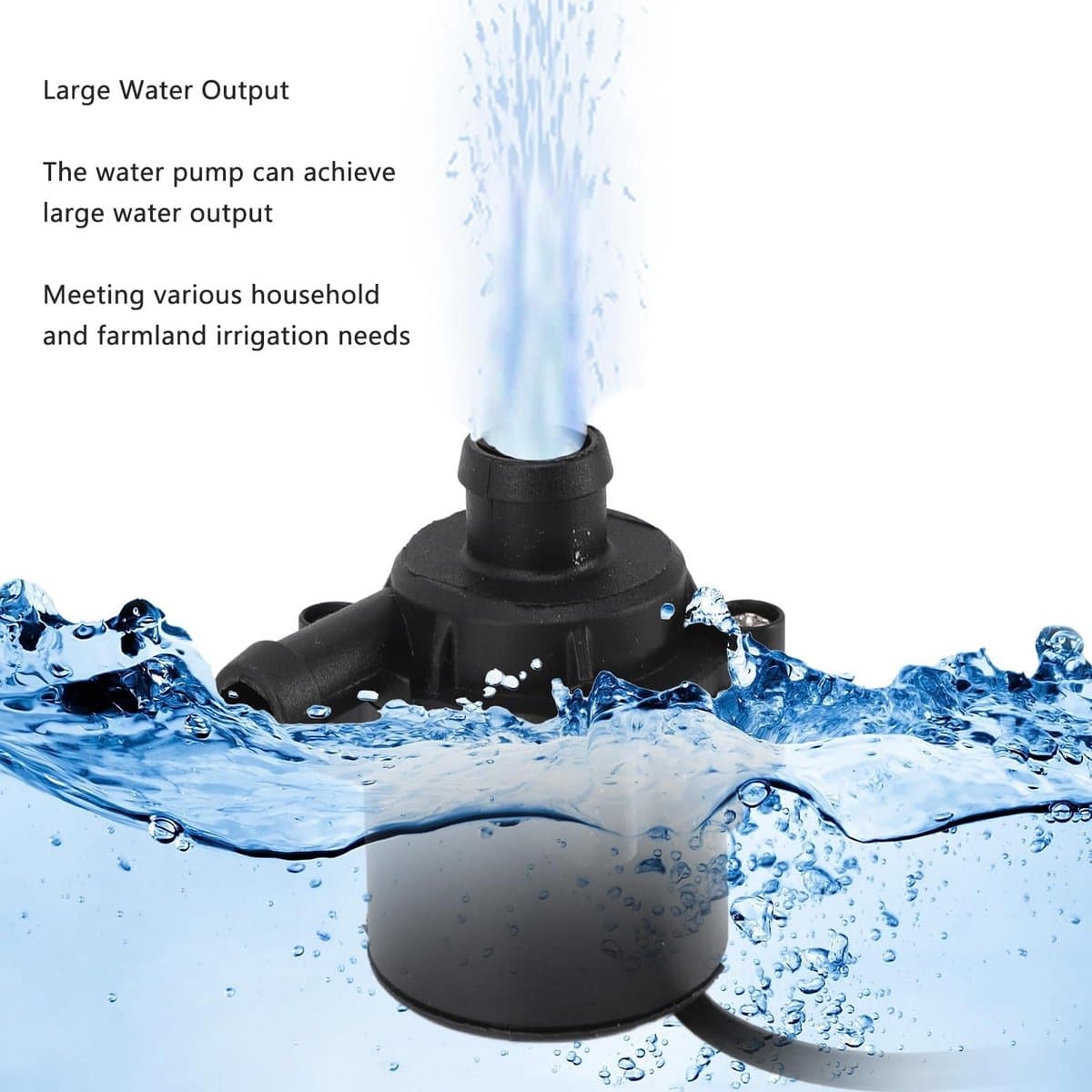 Allecto - Zonnepaneel Waterpomp - Energieopslag voor Tuin en Vijver - Duurzaam en Efficiënt - 50W - Waterbesparing - Eenvoudig te Installeren - Ges... thumbnail 5