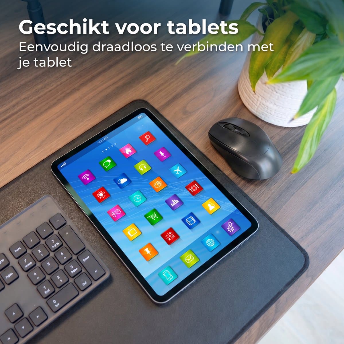 Nuvance Draadloze Muis - Bluetooth Muis - Muis Draadloos - Ergonomische Muis Rechtshandig & Linkshandig - Stil - Computermuis thumbnail 5