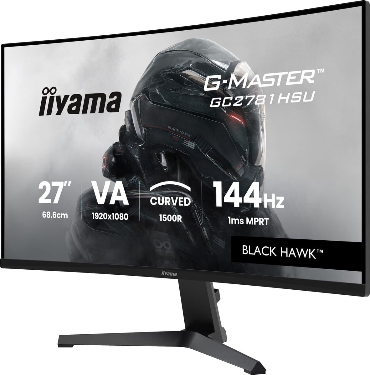iiyama G-Master GC2781HSU-B1: 27" curved 144Hz gaming thumbnail 6