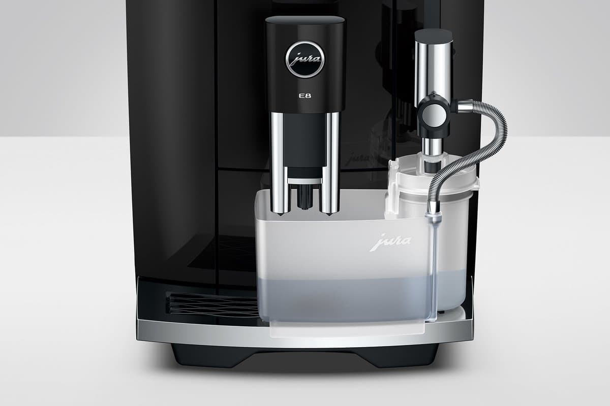 JURA E8 Piano Black - Volautomatische espressomachine met Smart Brew thumbnail 2
