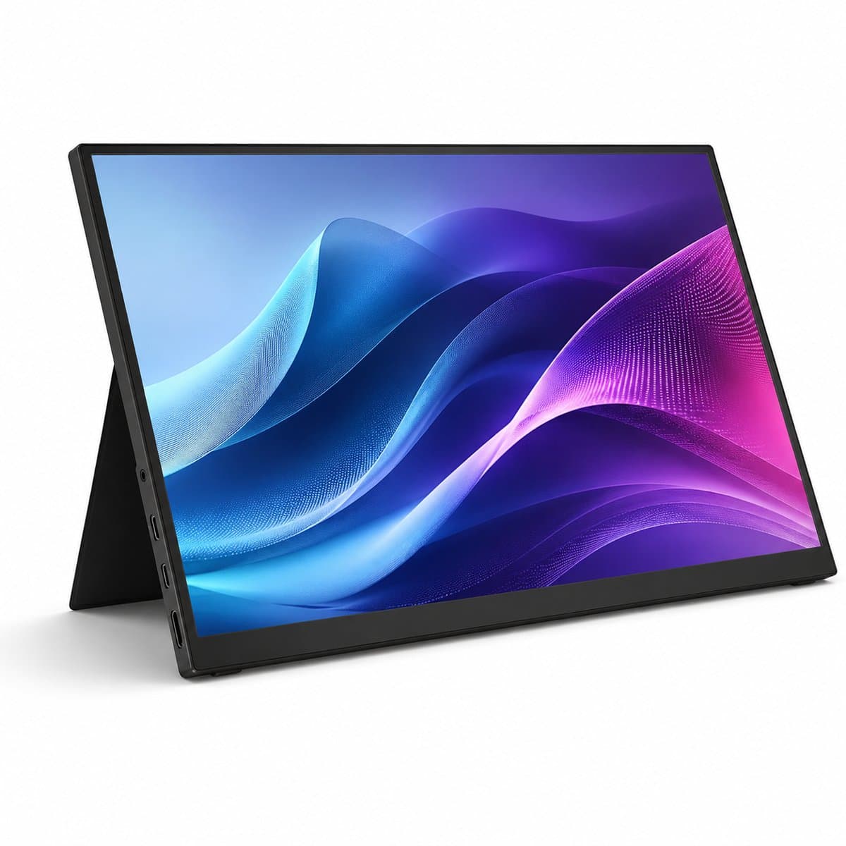 Gloovon® Draagbare Monitor - 16 inch 2.5K 144Hz - Met Standaard HDMI & USB-C - 500 nits IPS Scherm - 2560x1600 - Zwart