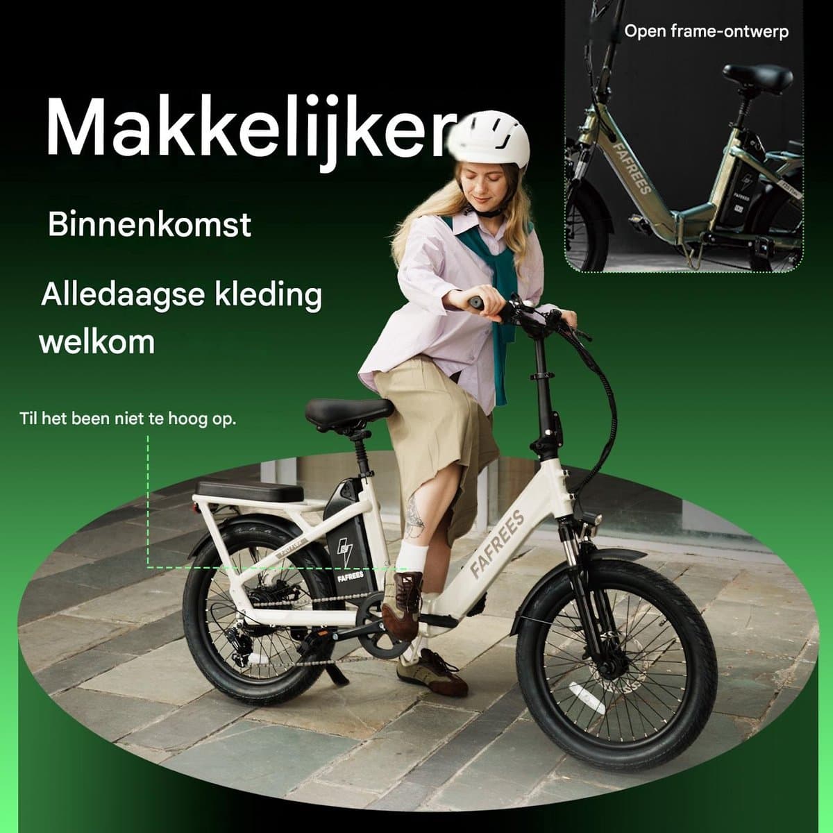 Fafrees Elektrische fiets - Actieradius120km - Verwijderbare batterij 36 V 20Ah - Motor 250W - Shimano 7 versnellingen - Koppelingssensor aan beide zijden - 20 Inch Commuter E-Bike - Dubbele Vering - 20 Inch opvouwbare Commuter E-Bike - Donkerblauw thumbnail 8