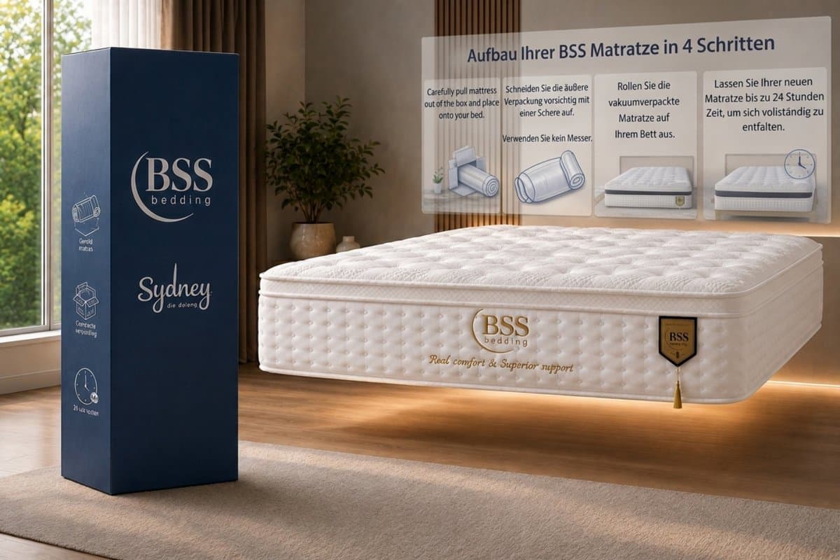 BSS Bedding Fluffy Sydney - Boxspring - Boxspring met Opbergruimte - 160x200 - Beige thumbnail 7