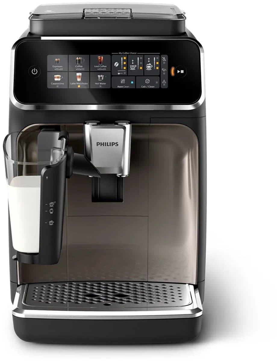 Philips 3300 Series LatteGo EP3347/90 - Espressomachine - 5 Soorten Koffie + Heet Water - Zwart / Chroom - + AquaClean Filter thumbnail 4