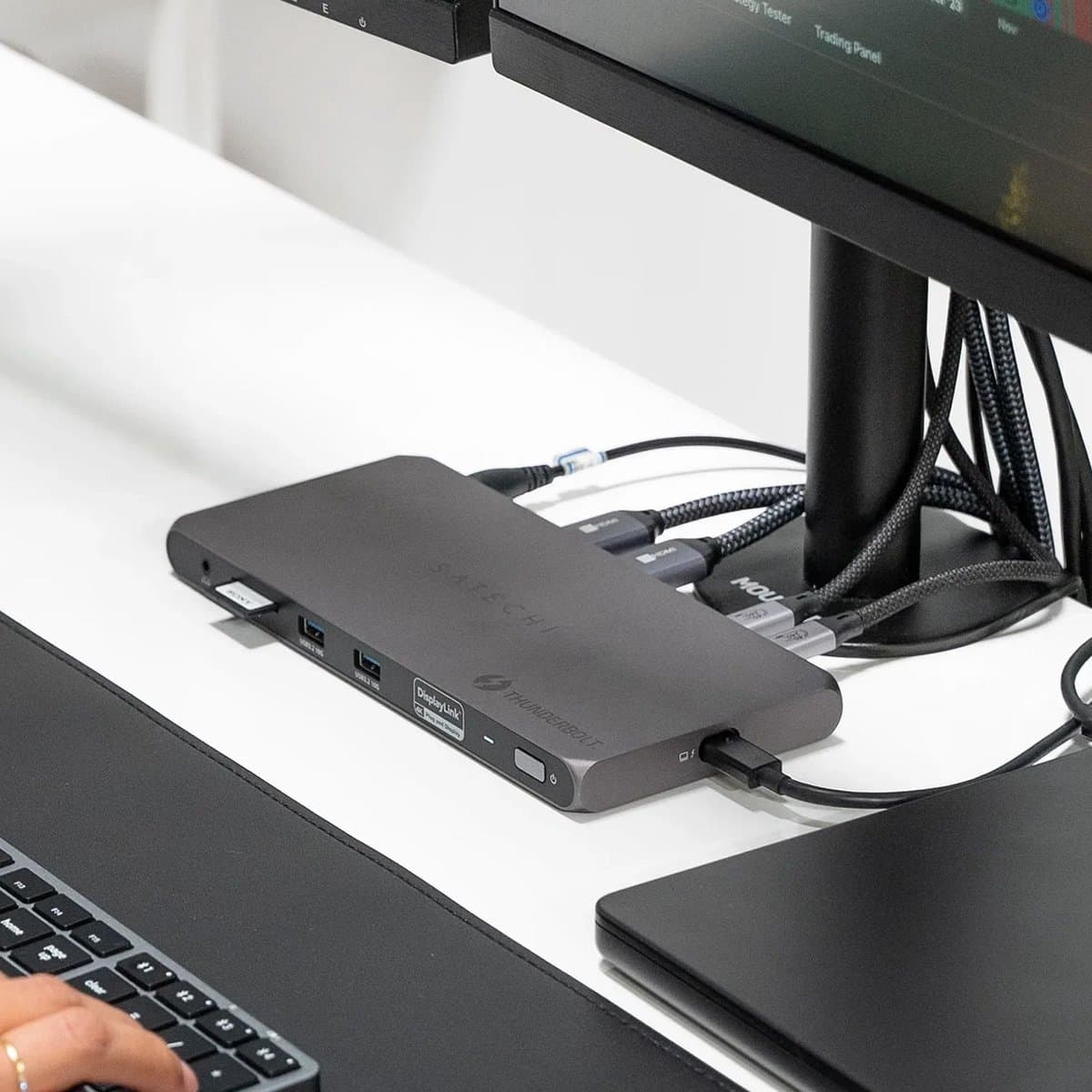 Satechi Thunderbolt 4 docking station met DisplayLink - Grijs thumbnail 6