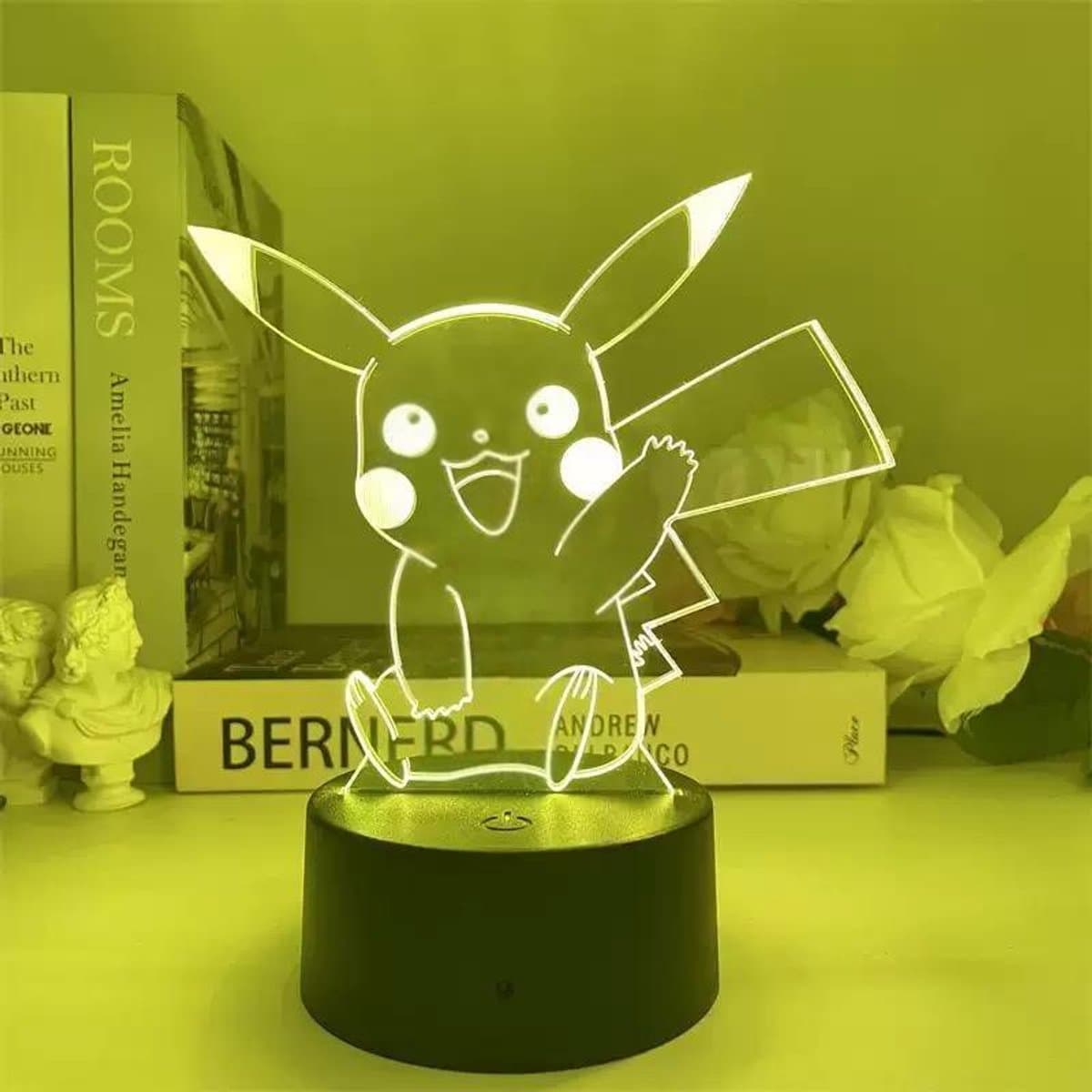 Samstyle - Game LED Lamp - 16 kleuren - 3D Game Light - Pikachu - Pokémon - Afstandsbediening - Sfeerlamp thumbnail 7