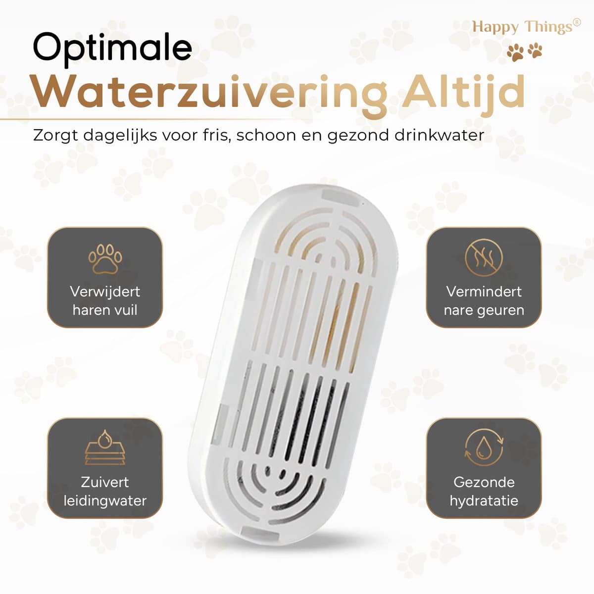 Happy Things® ZR20 Drinkfontein Filters – 12 Stuks + 12 Filtersponsjes – 5-Laags Filtersysteem - Voor Kat & Hond thumbnail 5