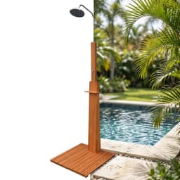 Productfoto van GranMaison Buitendouche - Tuindouche - Bruin en zilverachtig