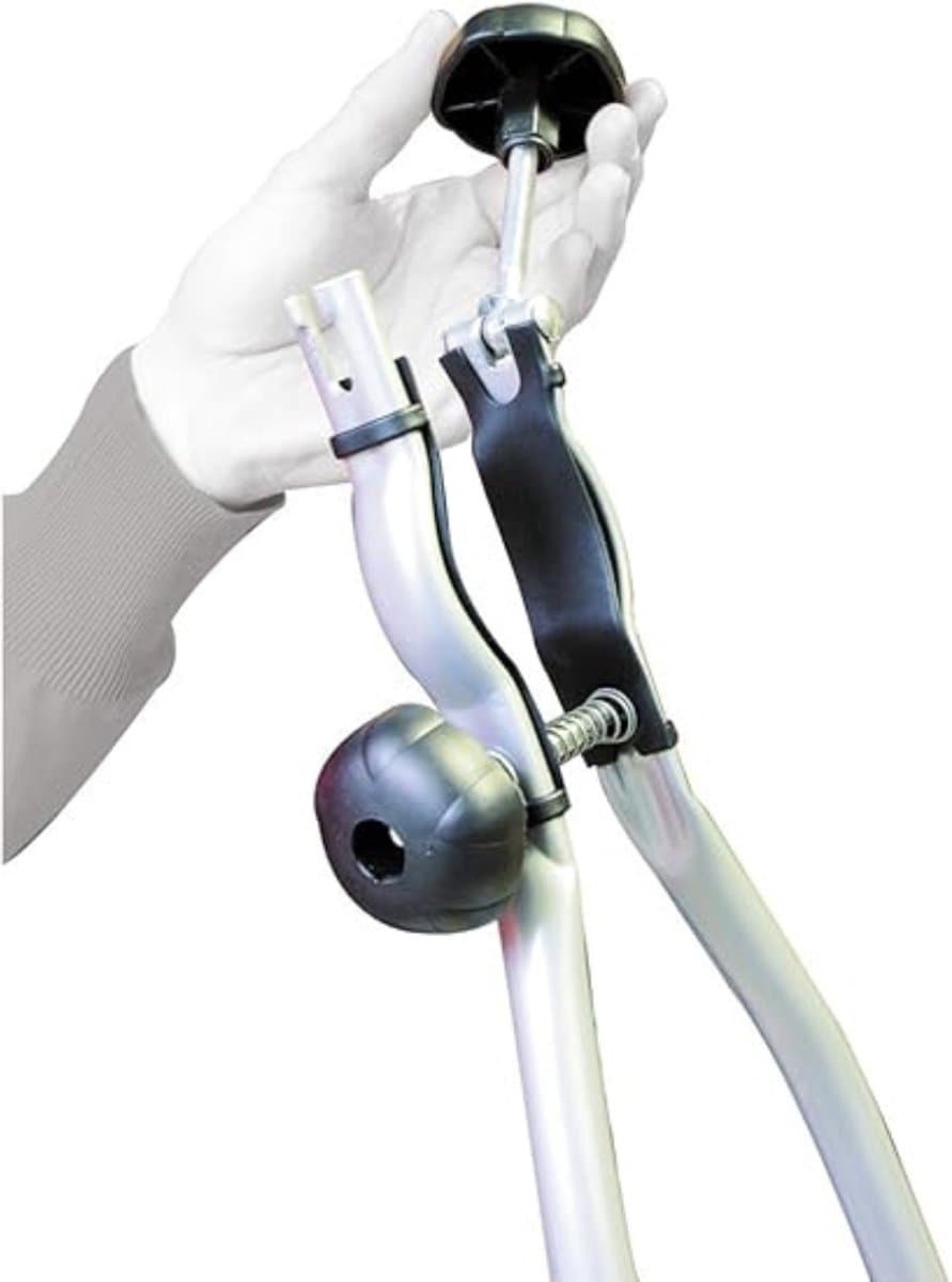 RWB® Fietsendrager Electrische Fietsen - Fietsendrager Op Trekhaak - Fietsendrager E Bike - Zilver/Zwart - 24cm x 1cm x 76cm thumbnail 2