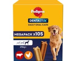 Pedigree Dentastix - Grote Hond - Gebitsverzorging - 105 Kauwsnacks