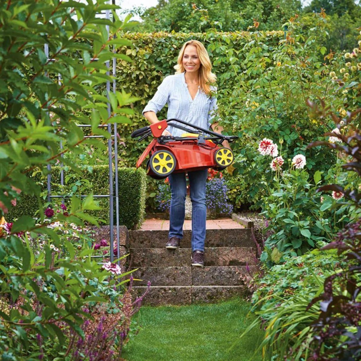 WOLF-Garten A 340 E – 1400W elektrische grasmaaier 34 cm thumbnail 6