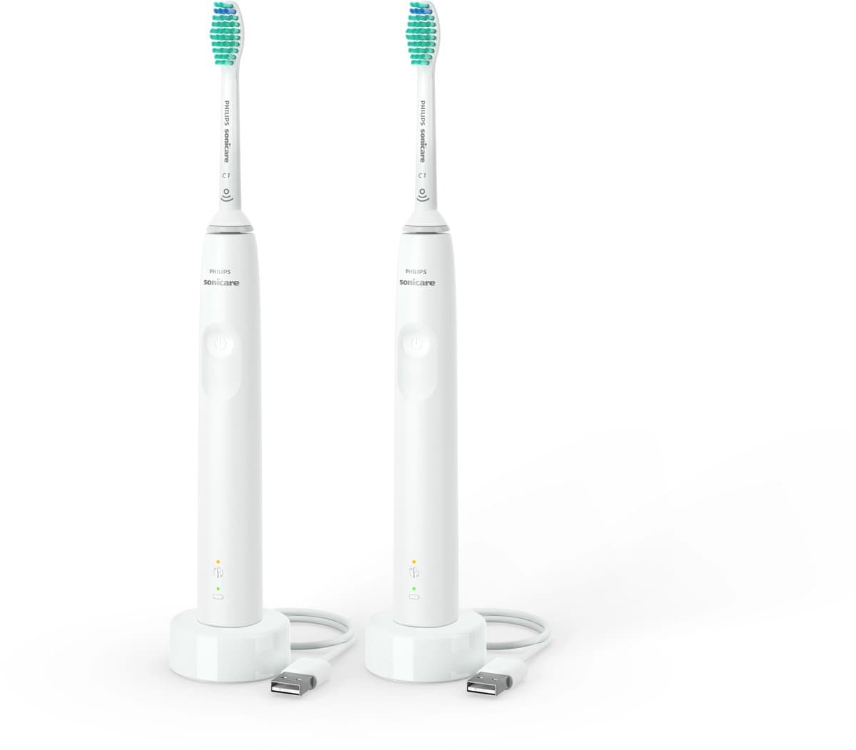 Philips Sonicare Series 3100 HX3675/13 - Elektrische tandenborstel - Wit - Duopack thumbnail 8