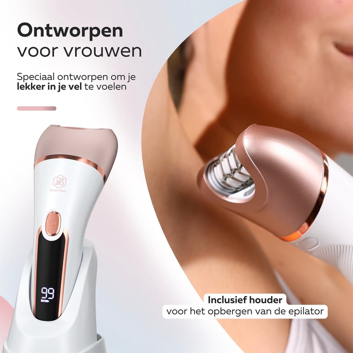 Beeperfect 6-in-1 Epilator – 7 opzetstukken, IPX7 waterdicht thumbnail 3