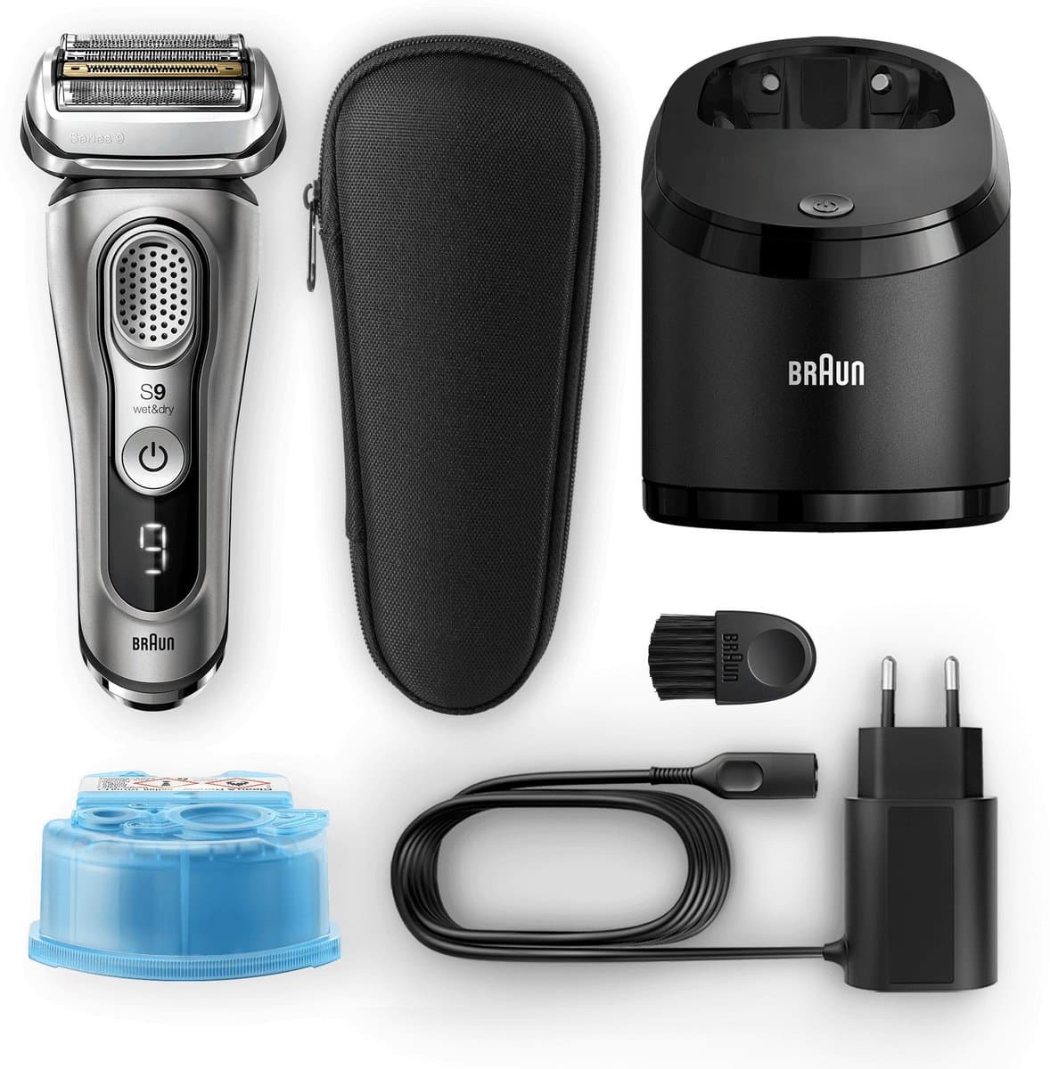 Braun Series 9 9365cc Grafiet - Elektrisch Scheerapparaat met Reinigingsstation thumbnail 4