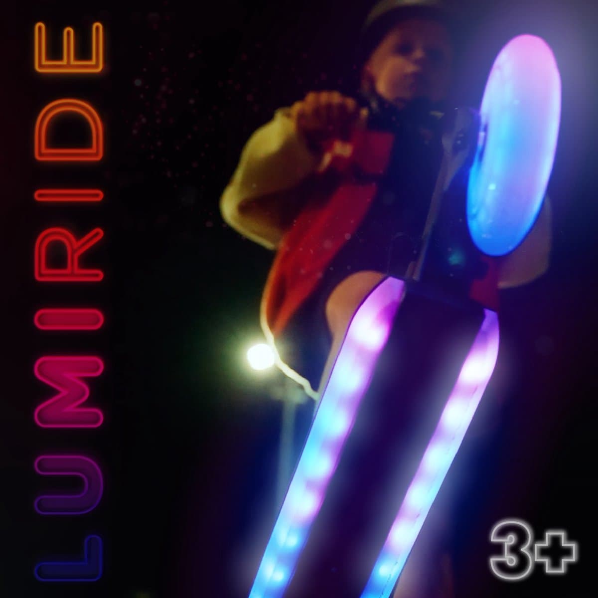 LUMI LUMI RIDE Kinderstep 2 wielen - LED verlichting & verstelbare stuur thumbnail 7