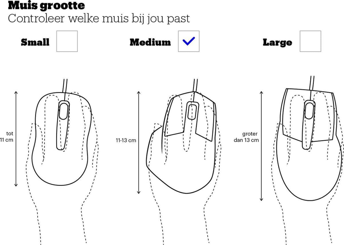 Verticale Muis - Ergonomisch Ontworpen voor Rechtshandige - Draadloos - 6 Knoppen - 2000-1200-800 Instelbaar DPI thumbnail 2