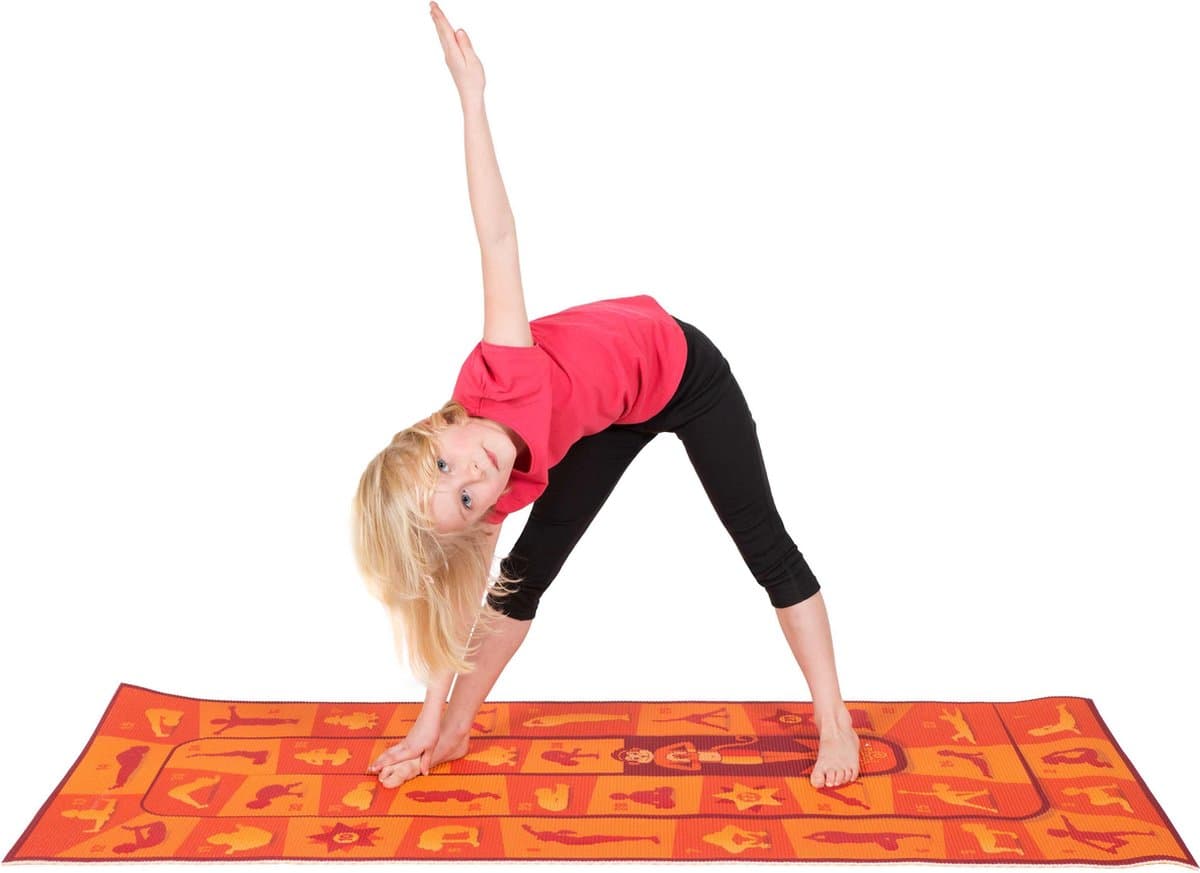Peda Yoga Kinder Mat met oefeningen - Yogamat kinderen - Kinder Yogamat thumbnail 3