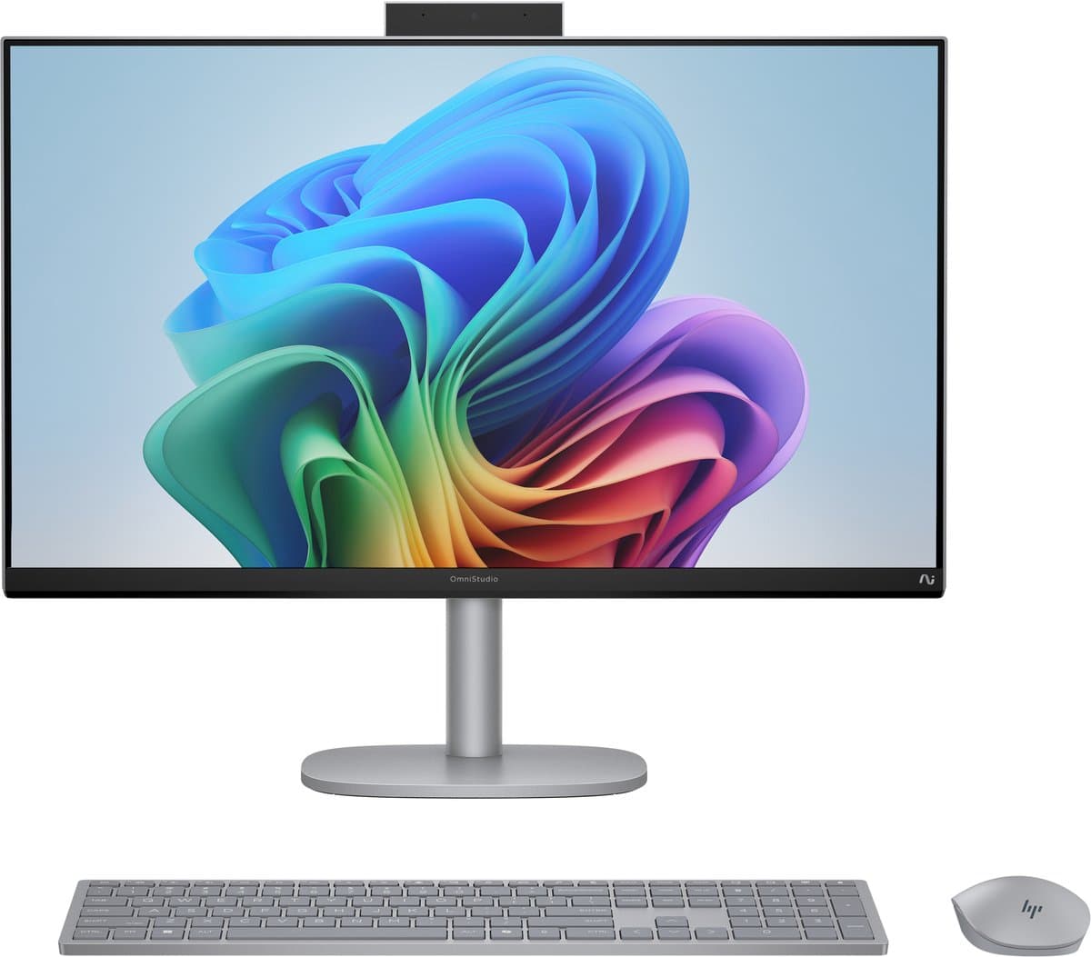 HP OmniStudio X All-In-One | 27-cs1645nd - 27″ UHD IPS - Ultra 7-258V - Intel Arc 140V 8GB - 32GB DDR5 - 2TB M.2 SSD - Windows 11 - Incl. Muis + Toetsenbord - afbeelding 1