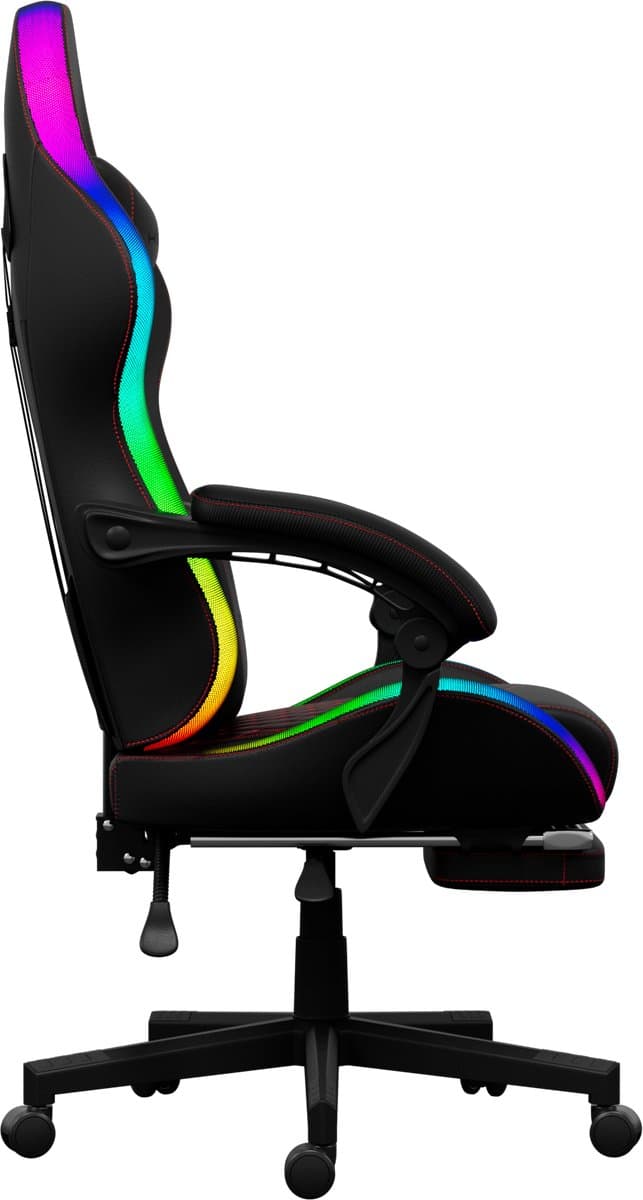 HICON® Gamestoel met Led - Gaming Chair - LED Verlichting - Racing - Gaming stoel met Led - Vittoria thumbnail 7