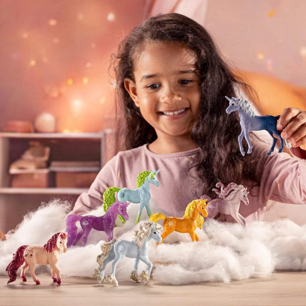 Schleich Bayala Verzameleenhoorn Aliena - glittermanen speelfiguur