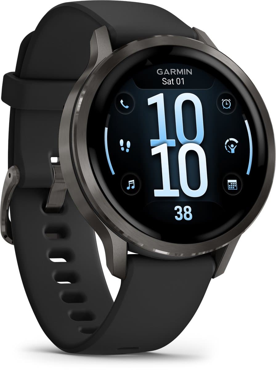 Garmin Venu 4 - Multisport smartwach - 41 mm - AMOLED - Slate Grijs/Zwart thumbnail 2