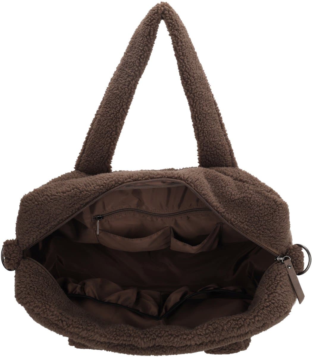 Beagles Lugo Luiertas - Teddy - Shopper - Baby - Mama Tas - Verschoningstas - Diaper Bag - Donkerbruin thumbnail 4