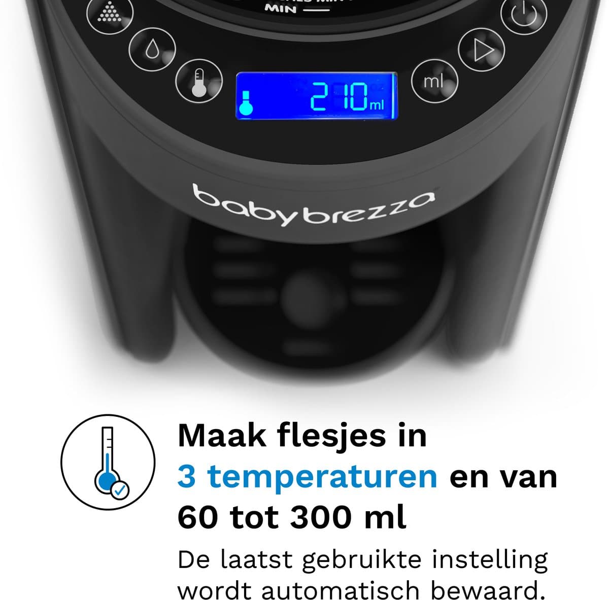 Baby Brezza Formula Pro Advanced – Automatische Flesvoeding Maker – Babyfles Apparaat – Anthraciet thumbnail 8