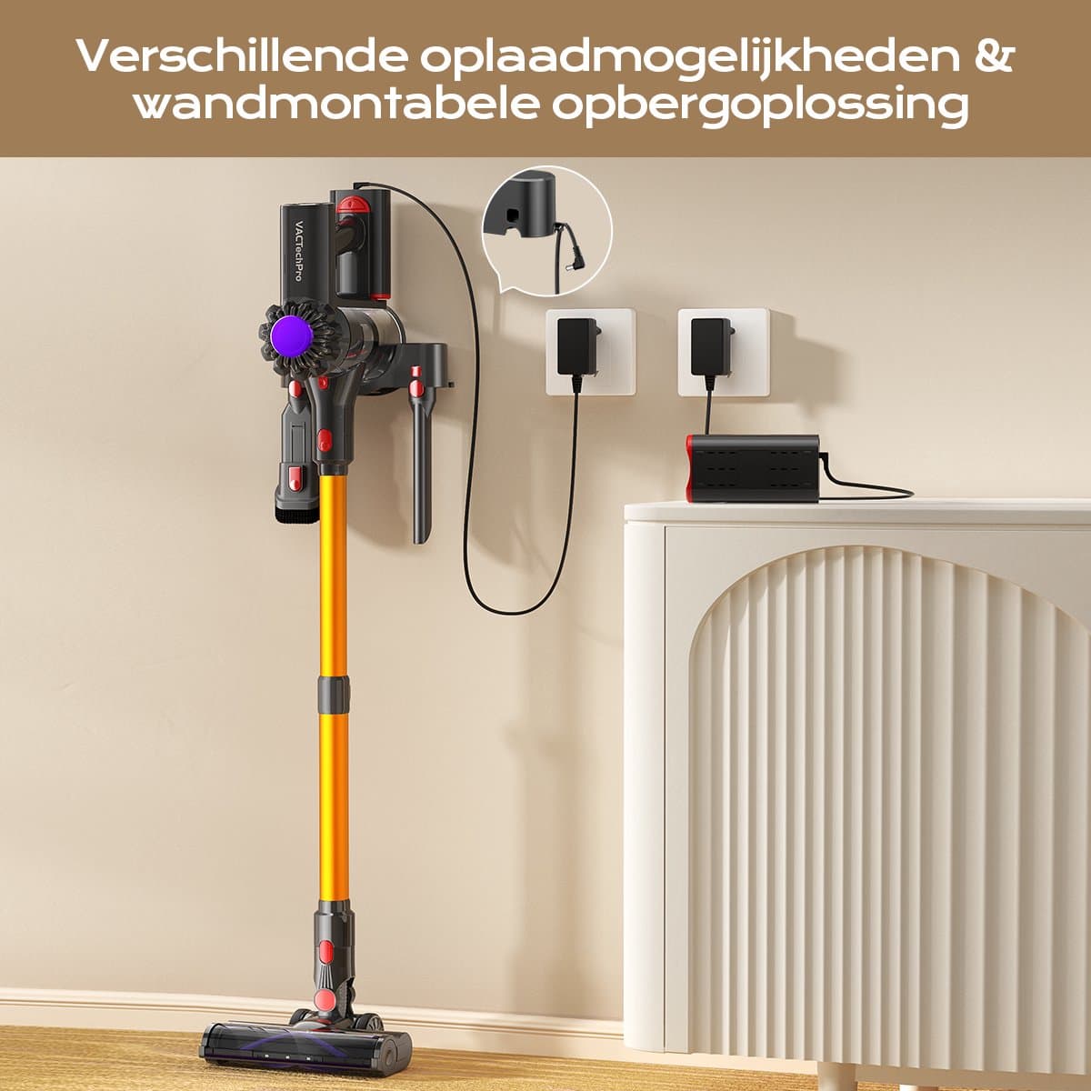 VACTechPro V15 Steelstofzuiger 35000Pa 6-in-1 Draadloos thumbnail 2
