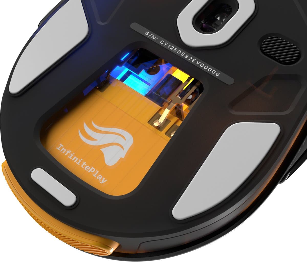 Glorious Gaming Model D3 Wireless - Draadloze Gaming Muis - 30K DPI - InfinitePlay-batterijsysteem - Optisch - RGB - Zwart thumbnail 2
