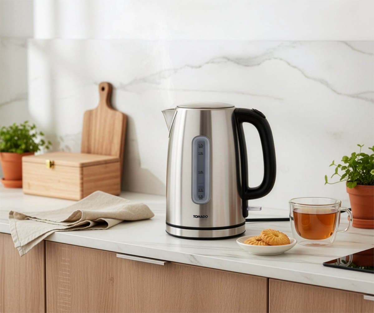 Tomado TWK1709S RVS Waterkoker 1,7L 2200W met Kalkfilter thumbnail 2