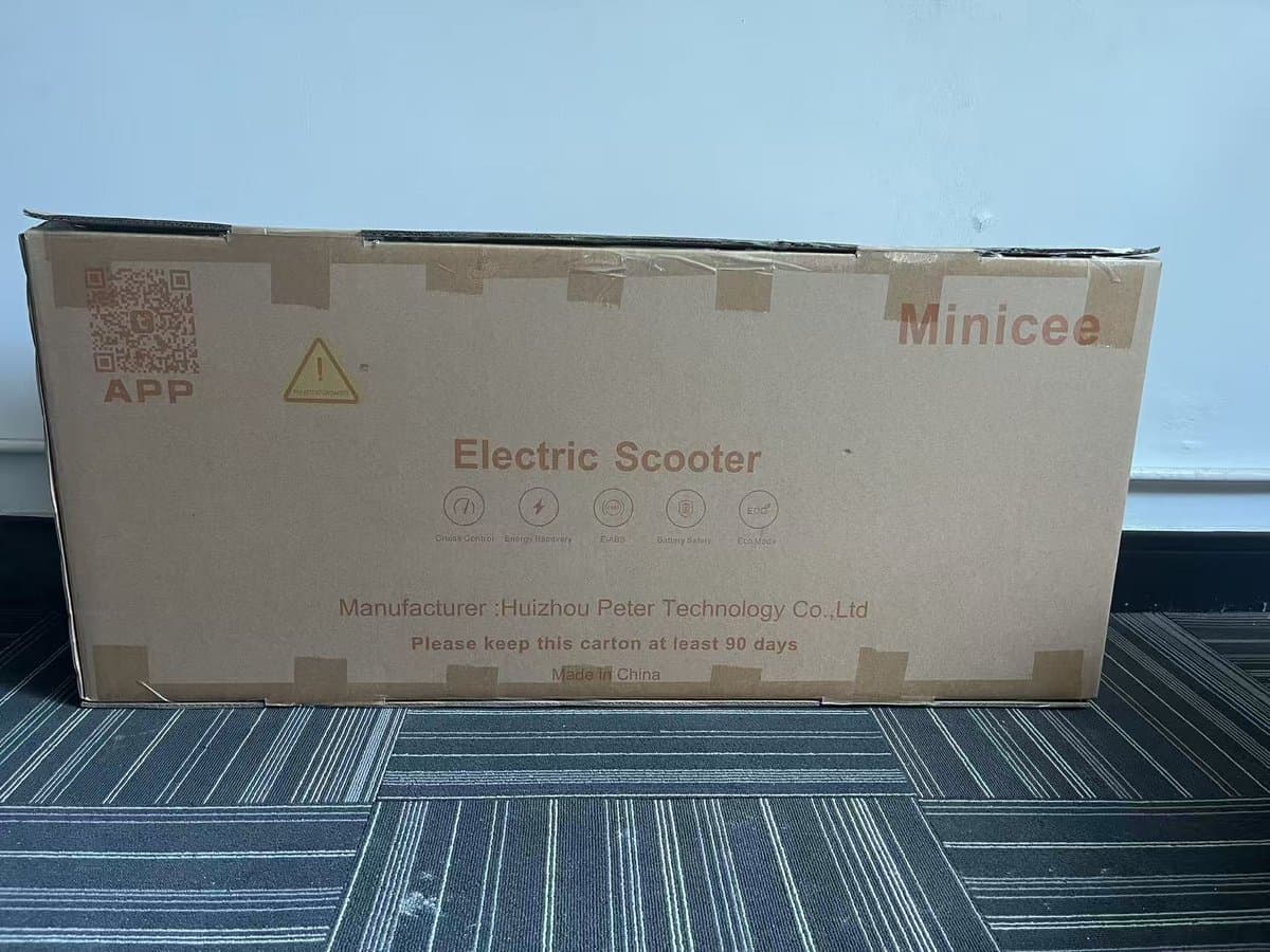 Minicee Elektrische step 36V 10.5Ah, 26 km bereik, vouwbaar thumbnail 2
