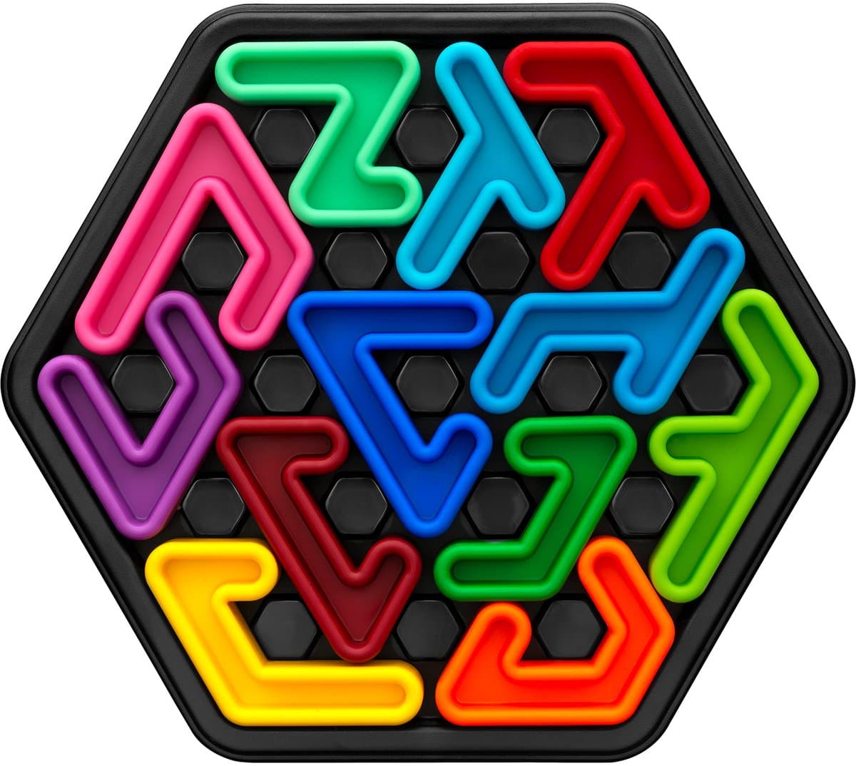 SmartGames IQ Delux Hexagon - 120 opdrachten denkspel