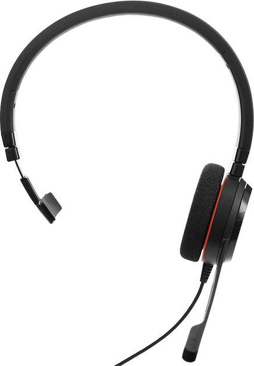 Jabra Evolve 20 USB-C MS Mono Headset Bedraad Hoofdband Kantoor/callcenter USB Type-C Zwart thumbnail 3